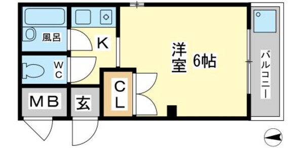 野里駅 徒歩9分 2階の物件間取画像